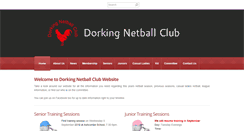 Desktop Screenshot of dorkingnetballclub.co.uk